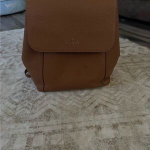 Kate Spade Tan Leather Backpack